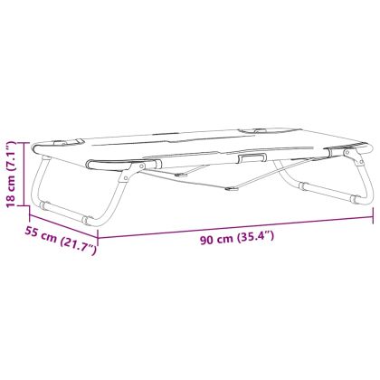 Кучешко легло Светлосиво 90 x 55 x 18 см