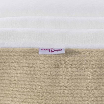 Матрак за легло с матрак Зелен 90 x 190 cm текстил