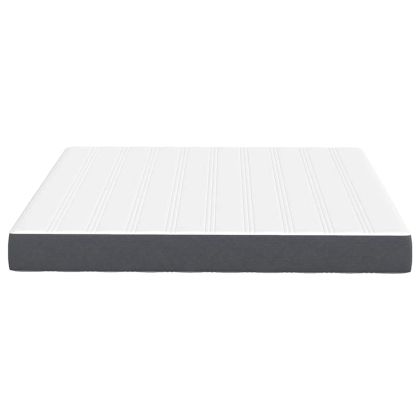 Матрак за легло с матрак Сив 180 x 200 cm текстил