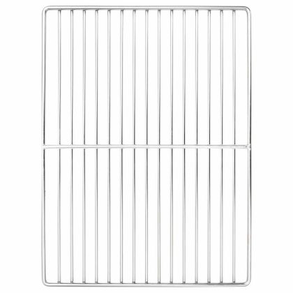 Решетка за грил Сребрист 40 x 30 cm Неръждаема стомана