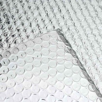 Топлоотражател за радиатор Сребрист 0.6 x 5 м Алуминий