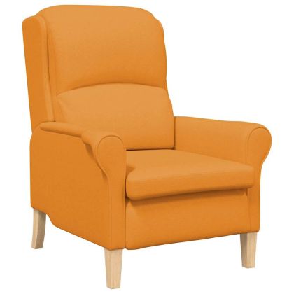 фотьойл Тъмножълто 76 x 94 x 102 см текстил