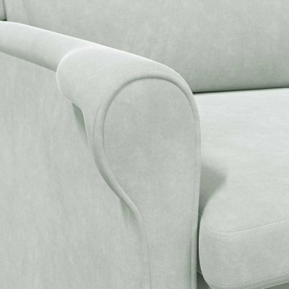 фотьойл Светлосиво 76 x 94 x 102 см Кадифе