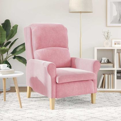 фотьойл Розово 76 x 94 x 102 см Кадифе