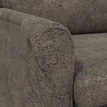 фотьойл Тъмносив 76 x 94 x 102 см Изкуствена