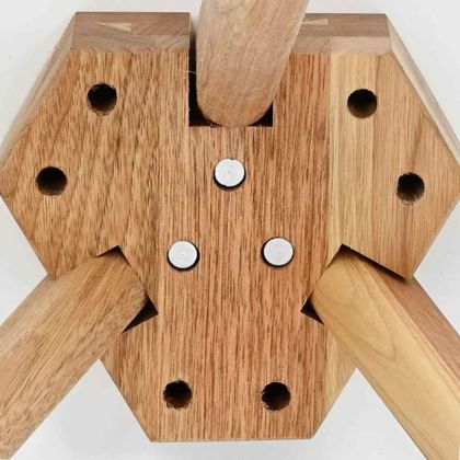 Масичка за кафе Кафяво 50 x 50 x 46 см