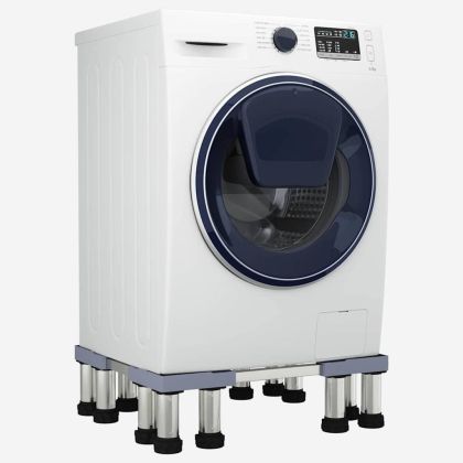 Основа за пералня Сив 67 x 67 x 21.5 см Метал