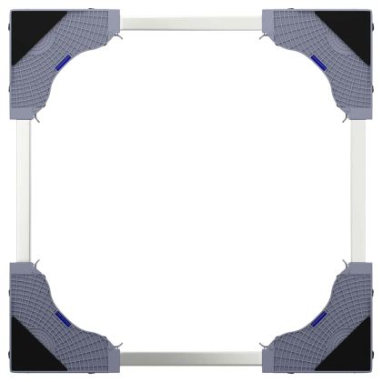 Основа за пералня Сив 67 x 67 x 21.5 см Метал