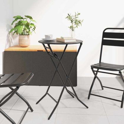 Градинска маса Антрацит 50 x 50 x 72 cm Стомана