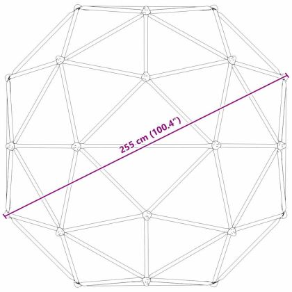 Дъга за катерене Синьо Стомана
