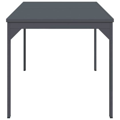 Разтеглена маса Антрацит 180 x 80 x 76 см Стомана