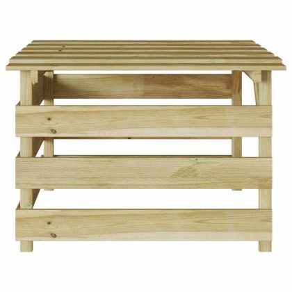 Гараж за роботизирана косачка Кафяво 84 х 80 х 56 см