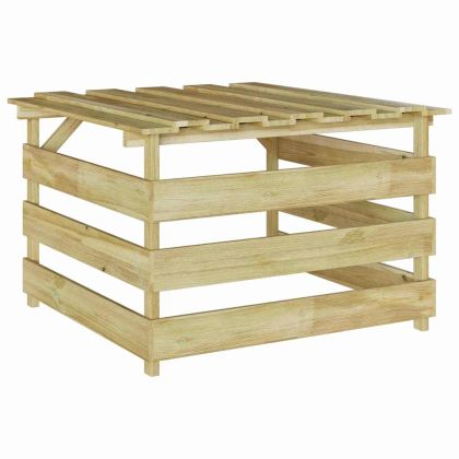 Гараж за роботизирана косачка Кафяво 84 х 80 х 56 см