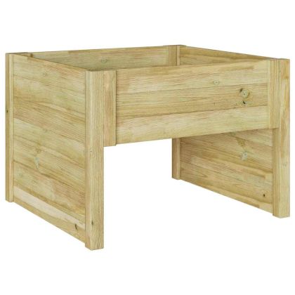 Гараж за роботизирана косачка Кафяво 73 x 67 x 56 см