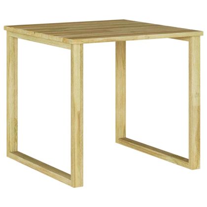 Таблица за шезлонг Кафяво 50.5 x 50.5 x 46 см