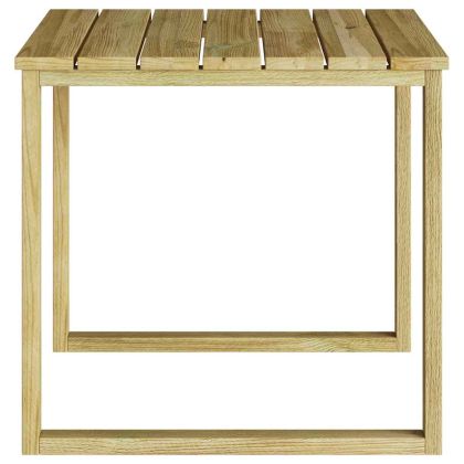 Таблица за шезлонг Кафяво 50.5 x 50.5 x 46 см