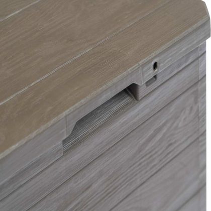 Градинска кутия за съхранение, 90 л, кафява