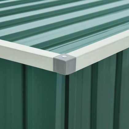 Градински сандък за съхранение, зелен, 171x99x93 см