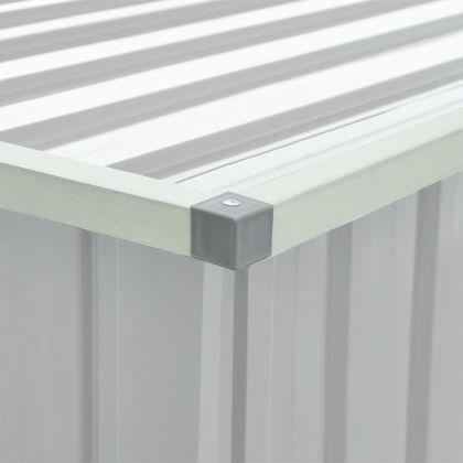 Градински сандък за съхранение, сив, 171x99x93 см