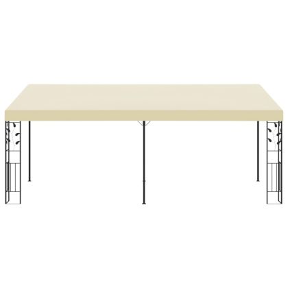 Шатра за стенен монтаж, 6x3x2,5 м, кремава