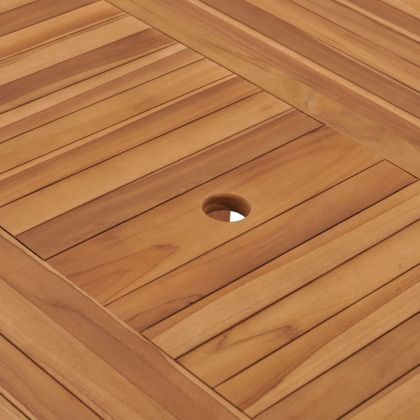 Градинска маса, 150x76 cм, тиково дърво масив