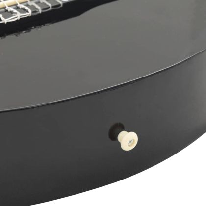 Уестърн класическа cutaway китара с 6 струни, черна, 38"