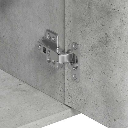 Бюфет, бетонно сив, 88x30x70 см, инженерно дърво