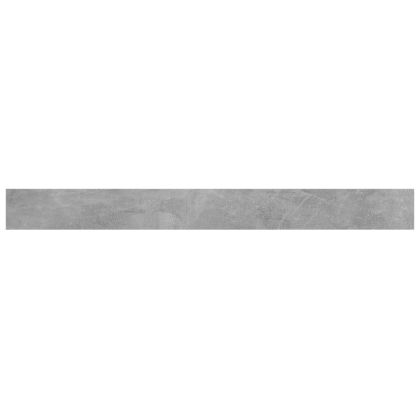 Рафтове, 4 бр, бетонно сиви, 100x10x1,5 см, инженерно дърво