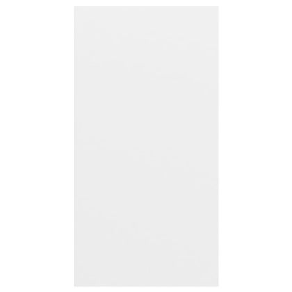 ТВ шкаф за стенен монтаж, бял, 37x37x72 см, инженерно дърво