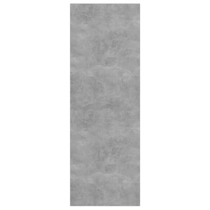 ТВ шкаф за стенен монтаж, бетонно сив, 37x37x107 см