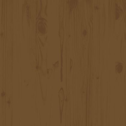 Градински среден диван, меденокафяв, бор масив