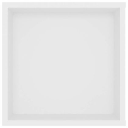 ТВ шкаф за стенен монтаж, бял, 102x35x35 см, инженерно дърво