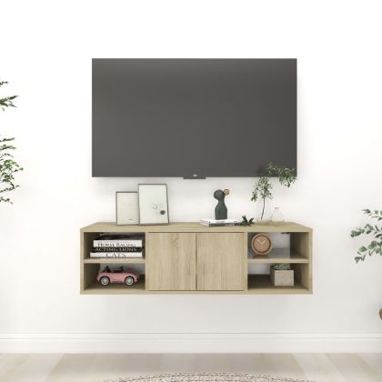 Стенен рафт, дъб сонома 102x30x29 см, инженерно дърво