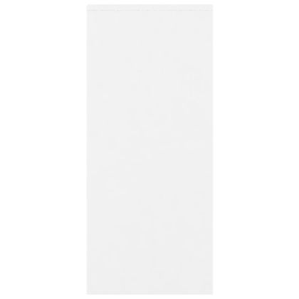 Бюфет, бял, 102x33x75 см, инженерно дърво