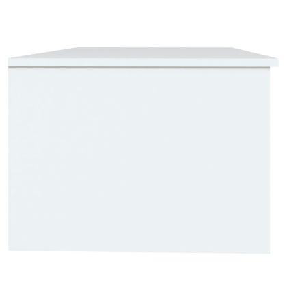 Кафе маса, бяла, 102x50x36 см, инженерно дърво