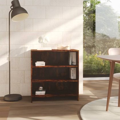 Сайдборд, опушен дъб, 70x40,5x75 см, инженерно дърво