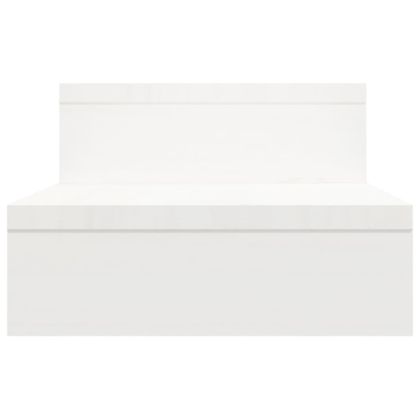 Поставка за монитор, бяла, (52-101)x22x14 см, бор масив