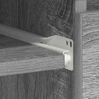 Бюро, сив сонома, 90x45x76 см, инженерно дърво