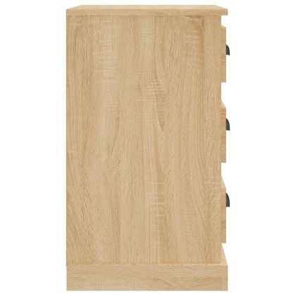 Нощно шкафче, дъб сонома, 39x39x67 см, инженерно дърво