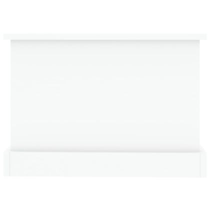 Кафе маса, бяла, 90x50x35 см, инженерно дърво