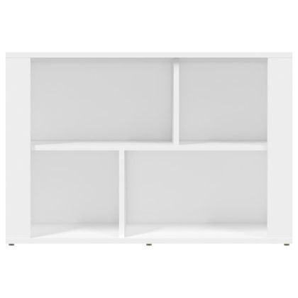 Сайдборд, бял, 80x30x54 см, инженерно дърво