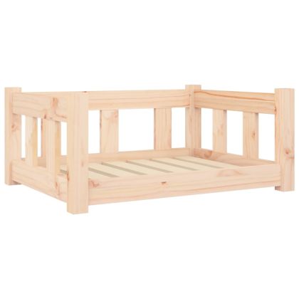 Кучешко легло, 65,5x50,5x28 см, борова дървесина масив