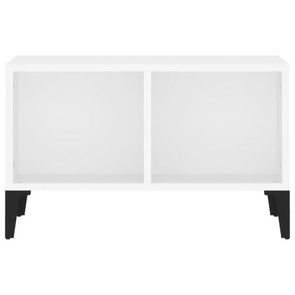 Кафе маса, бяла, 60x50x36,5 см, инженерно дърво