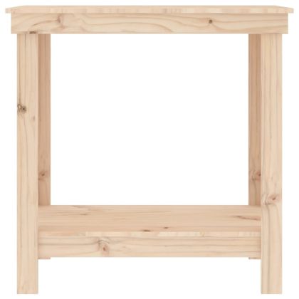 Работна маса, 80x50x80 см, борово дърво масив