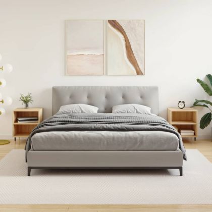 Нощни шкафчета, 2 бр, дъб сонома, 40x30x50 см, инженерно дърво