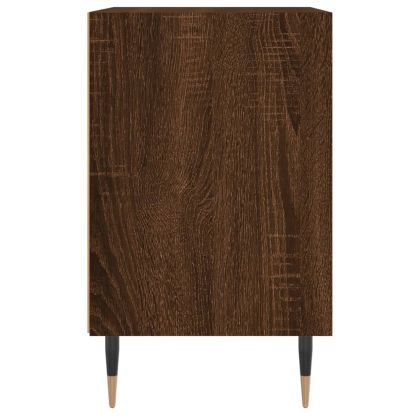 Нощни шкафчета, 2 бр, кафяв дъб, 40x30x50 см, инженерно дърво