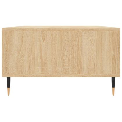 Кафе маса, дъб сонома, 104x60x35 см, инженерно дърво