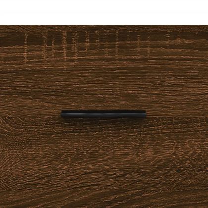 Нощни шкафчета 2 бр кафяв дъб 40x35x47,5 см инженерно дърво