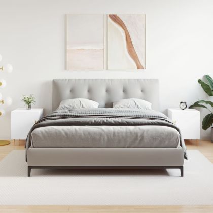 Нощни шкафчета 2 бр бели 40x40x50 см инженерно дърво