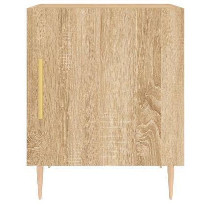 Нощни шкафчета 2 бр дъб сонома 40x40x50 см инженерно дърво